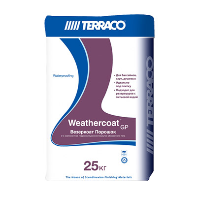 Гидроизоляция акриловая Terraco (Террако) Weathercoat Везеркоат Порошок 25 кг Гидроизоляция акриловая Terraco (Террако) Weathercoat Везеркоат Порошок 25 кг
