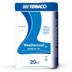Гидроизоляция Terraco (Террако) Weathercoat Везеркоат SP серая 20 кг