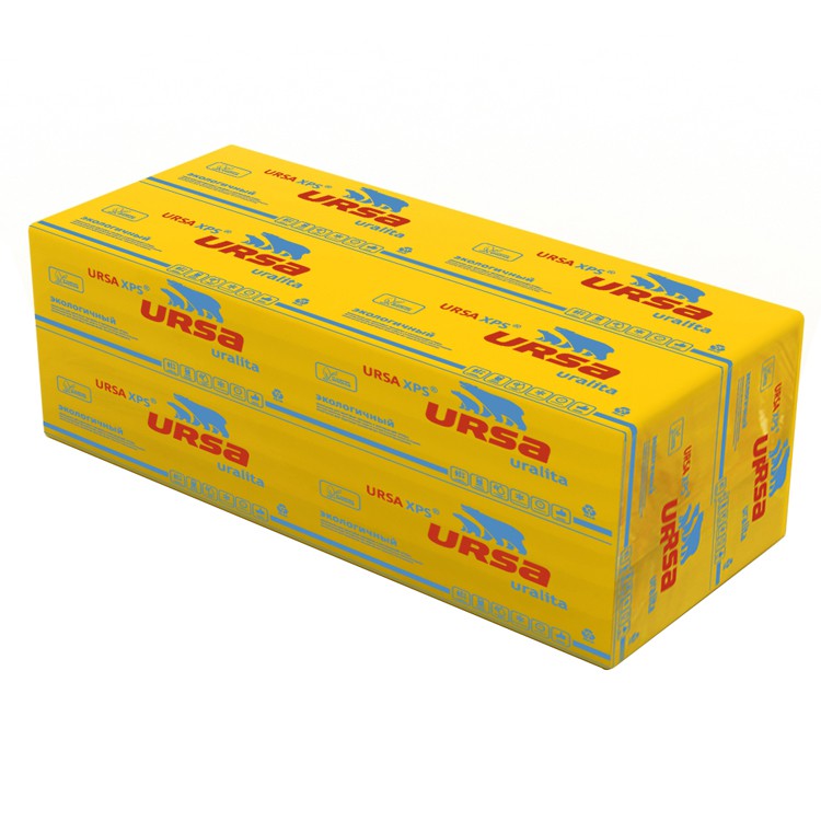 Теплоизоляция Ursa XPS-N-III-L Г4 1250х600х100 мм 4 шт (3 м2)