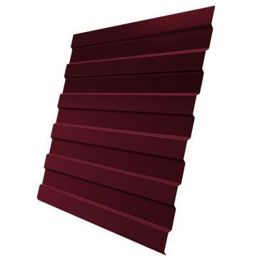 Профлист оцинкованный бордовый 1140х2000 мм