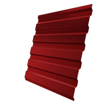 Профлист оцинкованный красный 1140х2000 мм