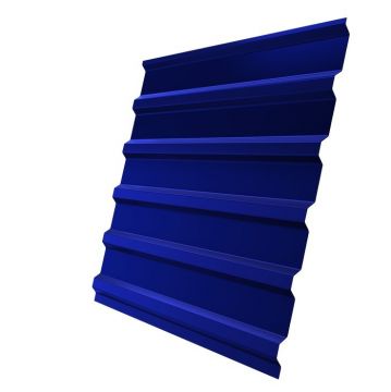 Профлист оцинкованный синий 1140х2000 мм