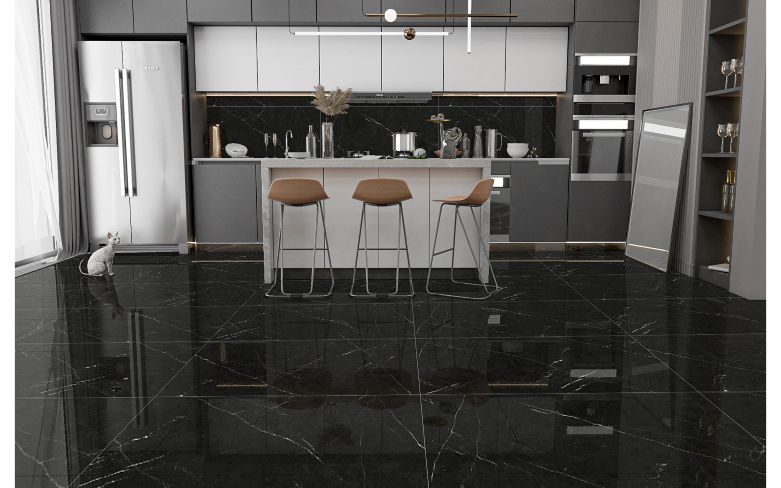 Eurotile Ind Pietra Negro