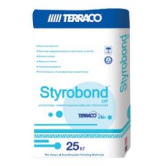 Штукатурка Terraco (Террако) StyroBond Стайрбонд DP армирующая белая 25 кг