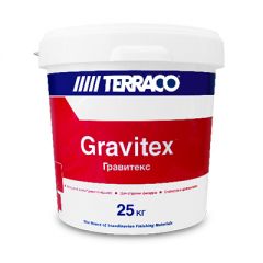 Штукатурка декоративная Terraco (Террако) Gravitex Гравитекс Роллер 25 кг