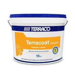Штукатурка акриловая Terraco (Террако) Terracoat Терракоат Сахара 1 мм 15 кг