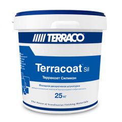 Штукатурка силиконовая Terraco (Террако) Terracoat Терракоат Замша 25 кг
