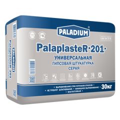 Штукатурка гипсовая Paladium (Паладиум) Palaplaster 201 серая 30 кг