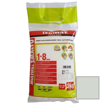 Затирка полимерцементная Isomat Multifill Smalto 1-8 15 Манхеттен 2 кг