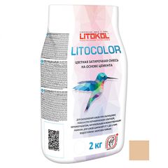 Затирка цементная Litokol Litocolor L.24 карамель 2 кг