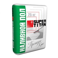 Универсальная смесь пол наливной ТИТАН (Super Titan) 25 кг