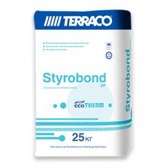 Клей для теплоизоляции Terraco (Террако) StyroBond СтайроБонд DP Экотерм 25 кг