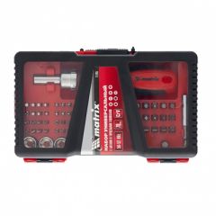 Набор универсальный с битами и торцевыми головками, 78 шт, Matrix (Матрикс), 11785