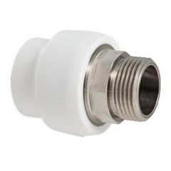 Переходник Valtec (Вальтек) VTp.707.0.07510 полипропиленовый на наружную резьбу 75 мм х 2 1/2″