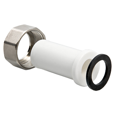 Штуцер Valtec (Вальтек) VTp.722.0.02005 полипропиленовый с накидной гайкой 20 мм х 3/4″