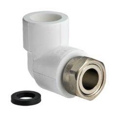 Угольник Valtec VTp.758.0.02506 полипропиленовый с накидной гайкой 25 мм х 1
