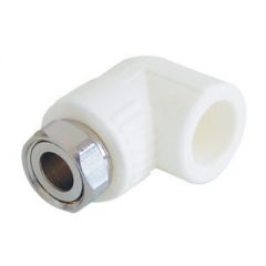 Угольник Kalde (Кальде) ПП 3222-tue-200c00 комбинированный с накидной гайкой 20 мм x 3/4″