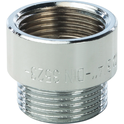 Удлинитель Stout (Стаут) внутр.-нар. резьба хромированный 15 мм х 3/4 (SFT-0002-003415)