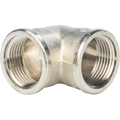 Угольник равнопроходный Stout (Стаут) с внутренней резьбой никелированный 1 (SFT-0014-000001)