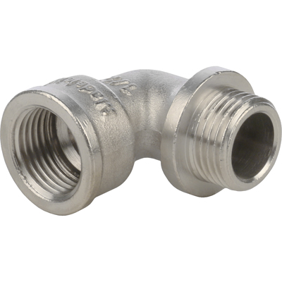 Угольник равнопроходный Stout (Стаут) с внутр.-нар. резьбой с упором никелированный 1/2 (SFT-0016-000012)