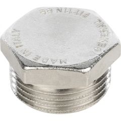 Заглушка Stout с наружной резьбой никелированная 1 (SFT-0025-000001)