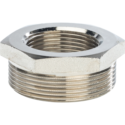 Футорка Stout (Стаут) с внутр.-нар. резьбой никелированная 2 х 1 1/4 (SFT-0029-002114)