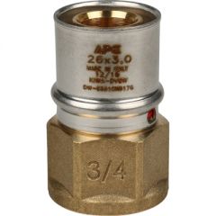 Переходник запрессовочный Stout с внутренней резьбой 26 мм х 3/4 (SFP-0002-003426)