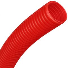 Труба Stout гофрированная красная 20 мм для труб диаметром 14-18 мм (SPG-0002-502016) 1 м