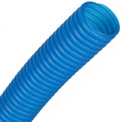 Труба Stout гофрированная синяя 20 мм для труб диаметром 14-18 мм (SPG-0001-502016) 1 м