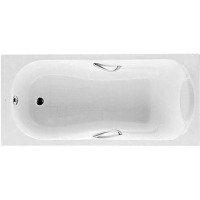 Ванна прямоугольная Roca (Рока) чугунная Haiti 1400х750 мм арт. 2331G0000 (без гидромассажа) , (без монтажного комплекта/ножек, без ручек)