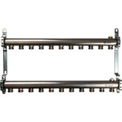 Коллекторный блок для радиаторов Stout AISI 304L 1 на 3/4 дюйма 11 выходов (SMS 0923 000011)