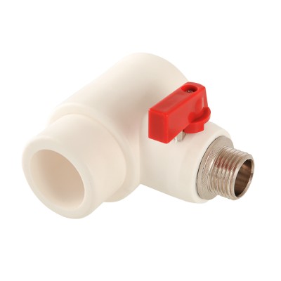 Тройник коллекторный Valtec (Вальтек) с шаровым краном 40 мм х 1/2″ (VTp.781.0.04004)