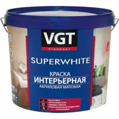 Краска интерьерная для стен ВГТ Superwhite база А 7 кг