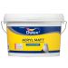 Краска Dulux Acryl Matt для стен и потолков глубокоматовая BW 2,25 л