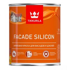 Краска фасадная Tikkurila Facade Silicon A глубокоматовая 0,9 л