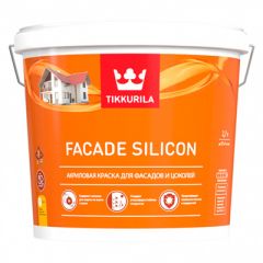 Краска фасадная Tikkurila Facade Silicon A глубокоматовая 2,7 л