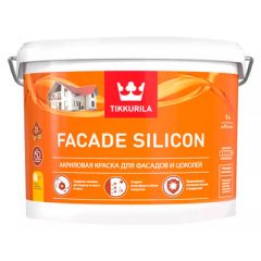 Краска фасадная Tikkurila Facade Silicon A глубокоматовая 9 л