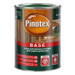 Грунтовка Pinotex Base для дерева под окраску бесцветная 1 л