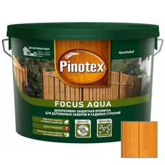 Декоративная пропитка Pinotex Focus Aqua Золотая осень 5 л