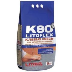 Клей для плитки Litokol Litoflex K80 5 кг