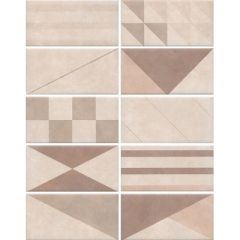 Керамическая плитка Kerama Marazzi Александрия светлый микс 9,9x20 см 19034