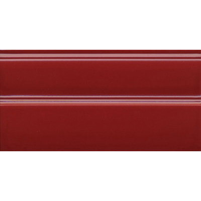 Керамическая плитка Kerama Marazzi (Керама Марацци) Плинтус Даниэли красный обрезной 15x30 см FMA011R
