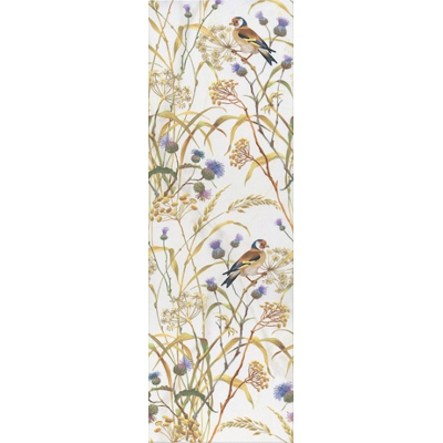 Керамическая плитка Kerama Marazzi (Керама Марацци) Декор Астория Птицы белый обрезной 75x25 см SST/A02/12105R