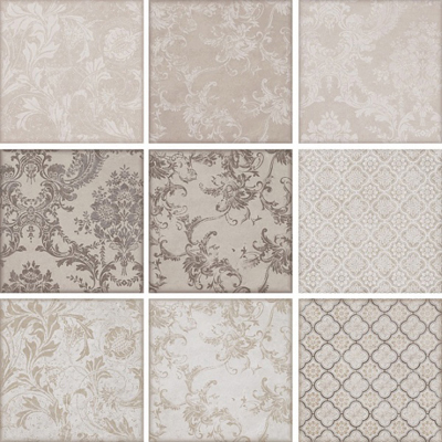 Керамическая плитка Kerama Marazzi (Керама Марацци) Марчиана микс беж 20x20 см 5267