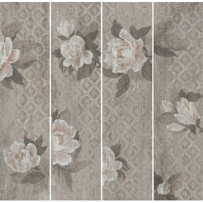 Керамогранит Kerama Marazzi (Керама Марацци) Поджио цветы беж обрезной 20х80 см SG704300R