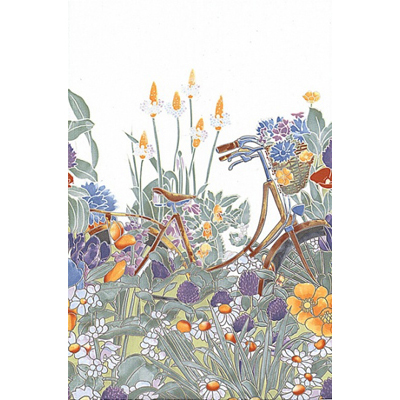 Керамическая плитка Kerama Marazzi (Керама Марацци) 8188/А2516 Утренний пейзаж Велосипед 20х30 см Декор