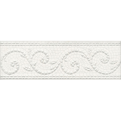 Керамическая плитка Kerama Marazzi (Керама Марацци) Бордюр Борсари орнамент обрезной 8x25 см HGD/A127/12103R