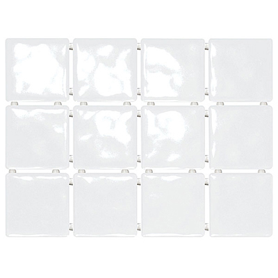 Керамическая плитка Kerama Marazzi (Керама Марацци) Бриз белый полотно 30х40(9,9х9,9) см 1236T