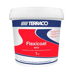 Гидроизоляция акриловая Terraco (Террако) Flexicoat Флексикоат Maxi 1 кг