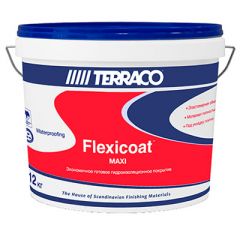 Гидроизоляция акриловая Terraco (Террако) Flexicoat Флексикоат Maxi 12 кг